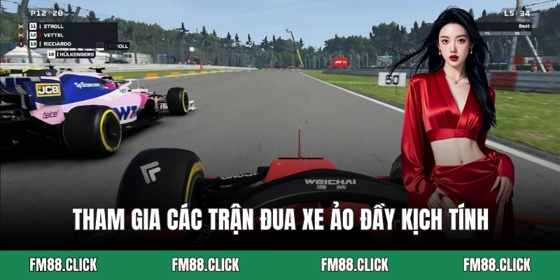 Tham gia các trận đua xe ảo đầy kịch tính